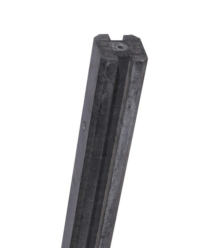 Beton | Tussenpaal | Schroefbus | Lichtleiding | Antraciet | 314CM