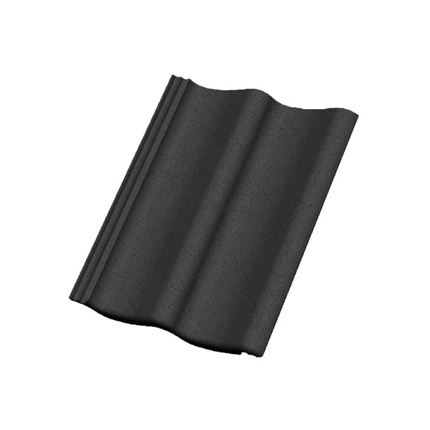 Dakpan | Beton | Zwart | Mat